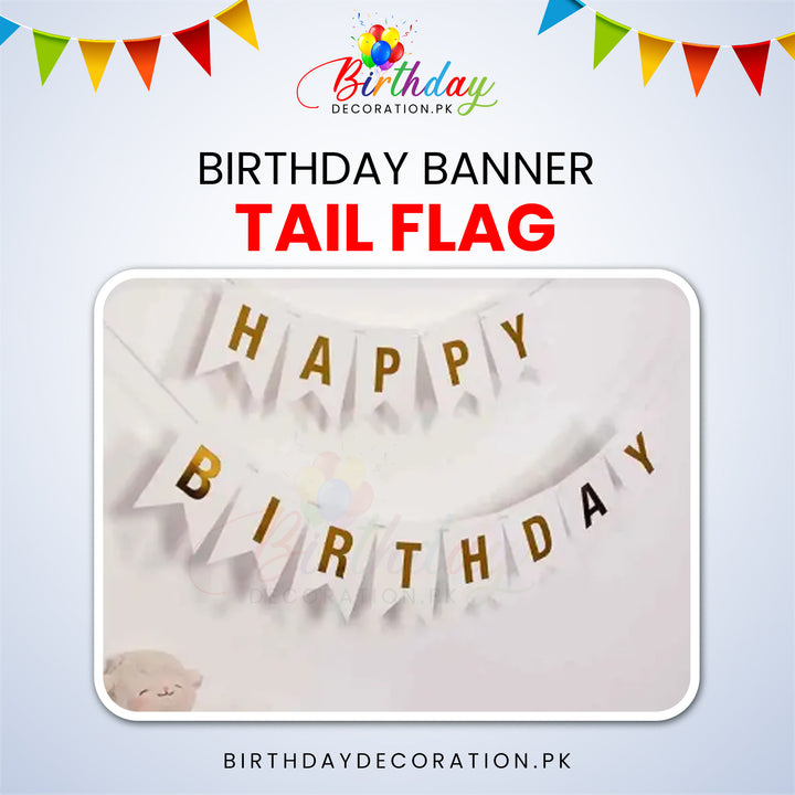 Happy Birthday Card Bunting Banner birthdaydecoration.pk