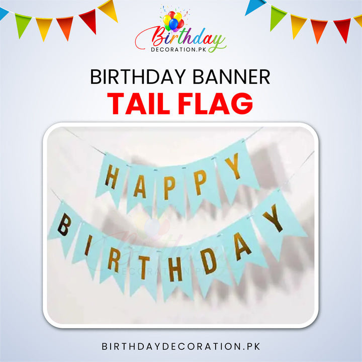 Happy Birthday Card Bunting Banner birthdaydecoration.pk