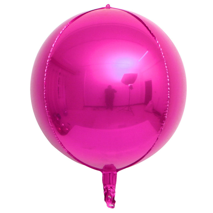 4D Round Foil Balloon For Birthday Bridal Shower and Graudation party Decoration | Best online birthday decoration supplies in Pakistan