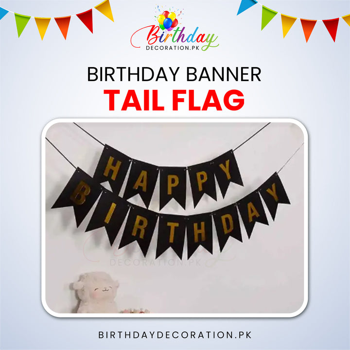 Happy Birthday Card Bunting Banner birthdaydecoration.pk