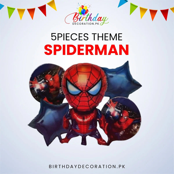 Spider Man 5 Pcs Theme My Store