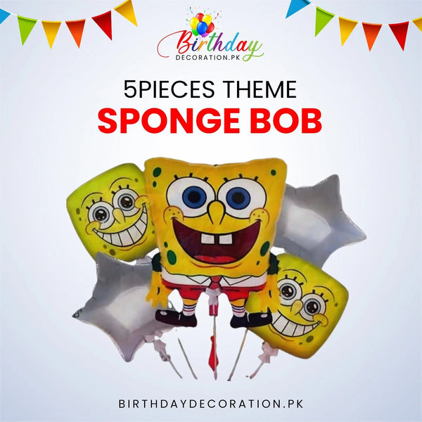 Sponge Bob 5 Pcs Theme My Store