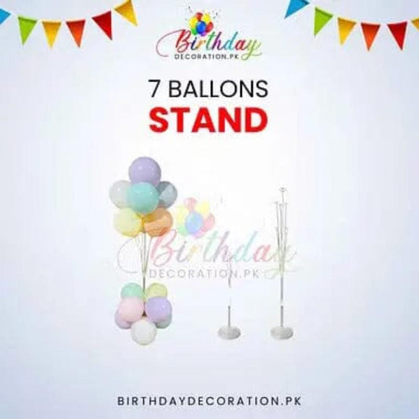 7 Tubes Balloons Stand Balloon Holder birthdaydecoration.pk