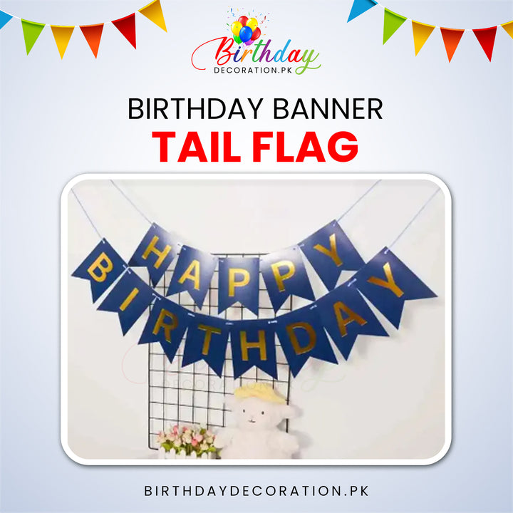 Happy Birthday Card Bunting Banner birthdaydecoration.pk