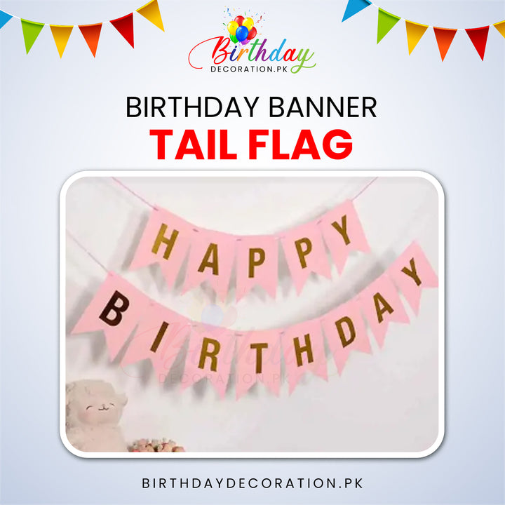 Happy Birthday Card Bunting Banner birthdaydecoration.pk