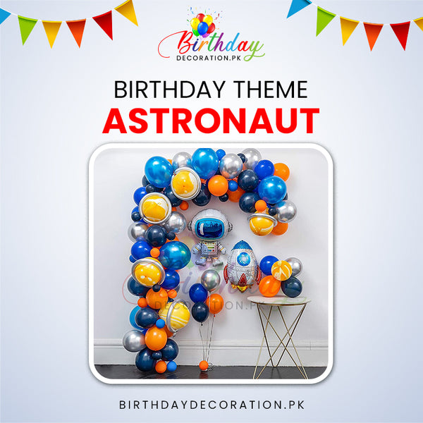 Astronaut Birthday Theme Decoration Set