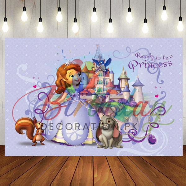 Princess Birthday BackDrop