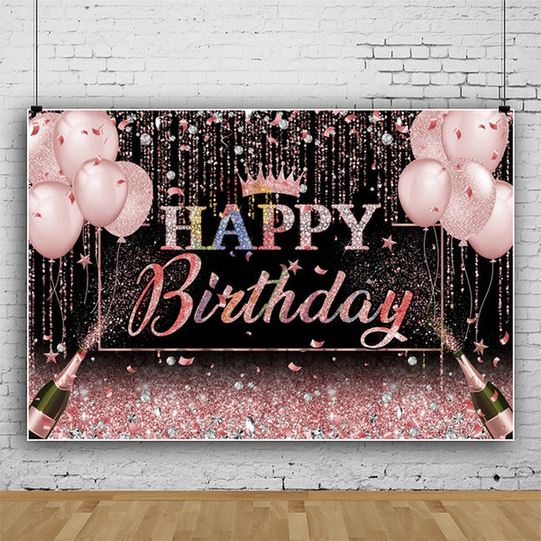 Cheers birthday backdrop