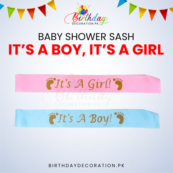 It's a Boy , It's a Girl Sash My Store