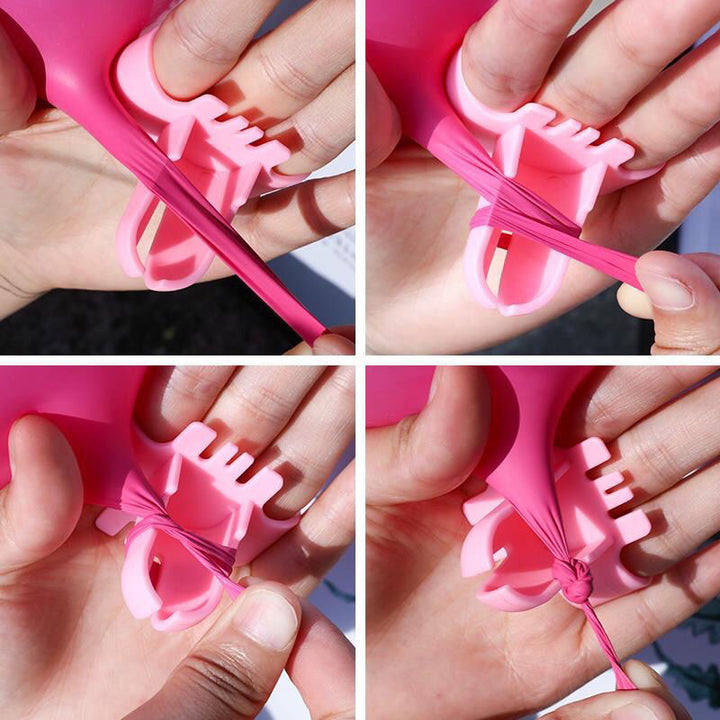 Balloon tie tool Pink