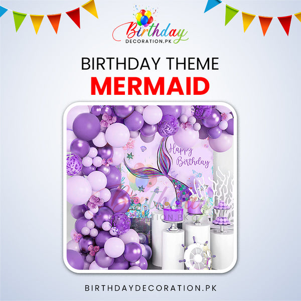 Mermaid Theme Decoration Set