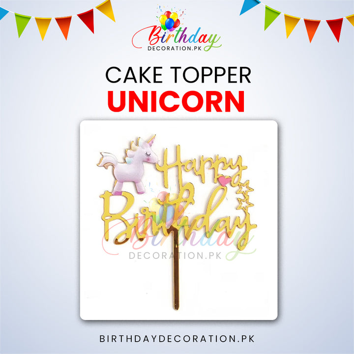 Unicorn CakeTopper