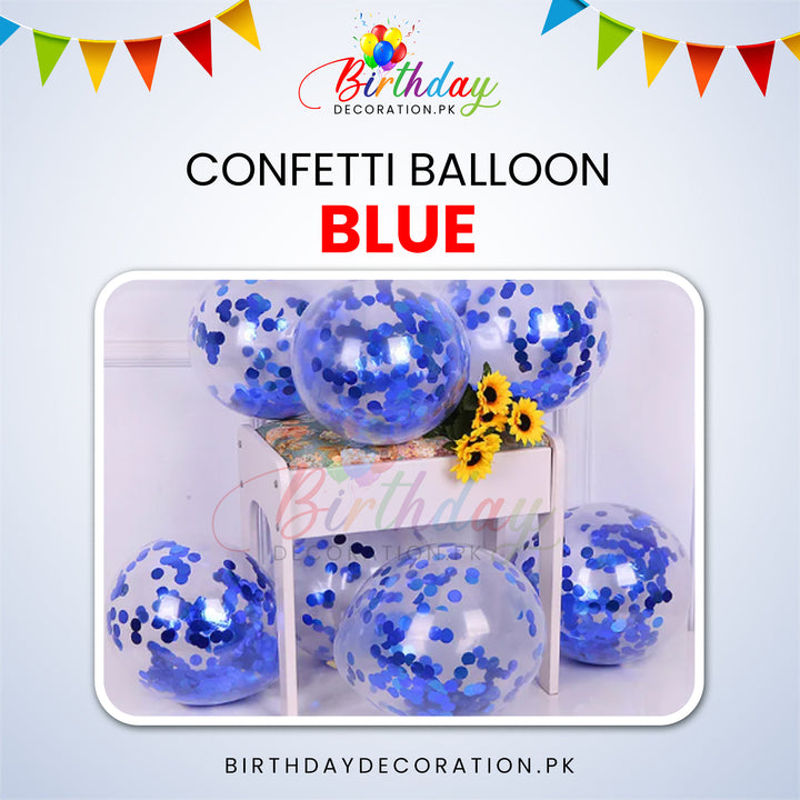 Confetti Balloons 12" Inch birthdaydecoration.pk