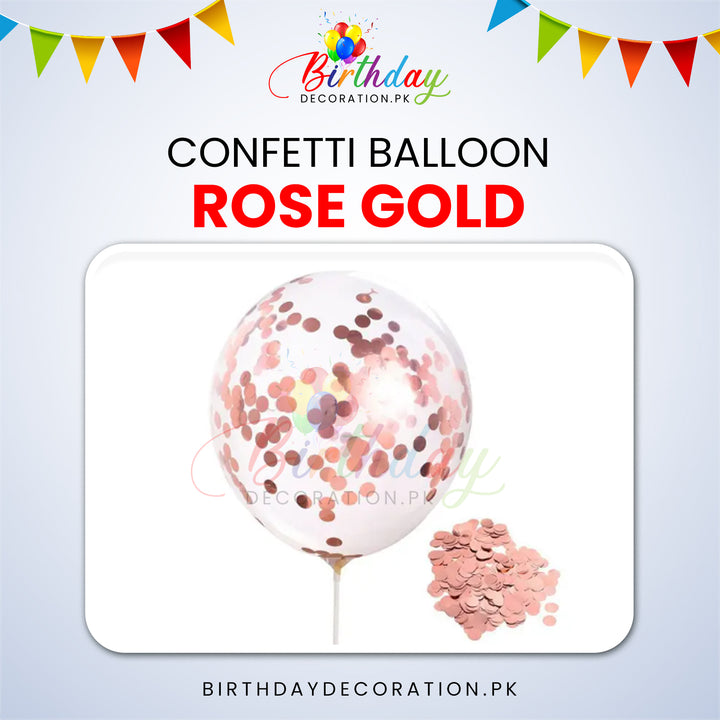 Confetti Balloons 12" Inch birthdaydecoration.pk