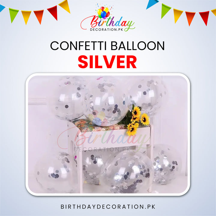 Confetti Balloons 12" Inch birthdaydecoration.pk