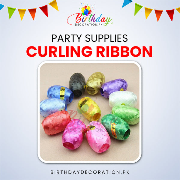 5mm x 10m Curling Balloon Ribbon