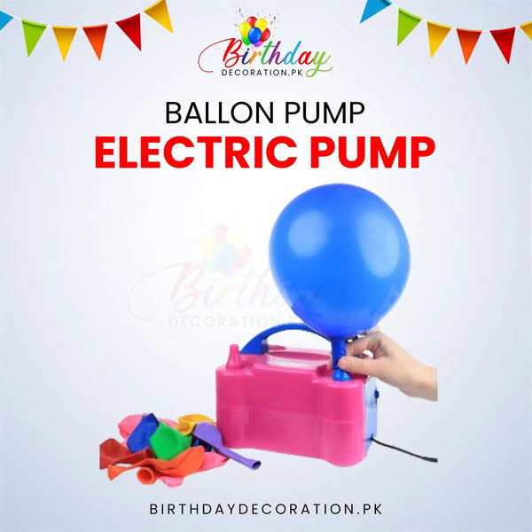 Balloon Machine Electric Pump birthdaydecoration.pk