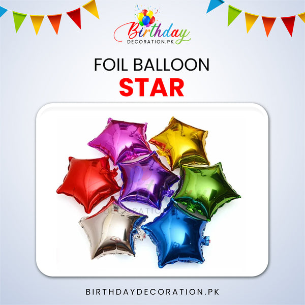 Star Foil Balloons 18" Inch My Store