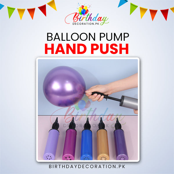 Balloon Pump Balloon Accessories Balloon inflator hand push Air Pump Wedding Valentine Birthday Party Decoration Tools