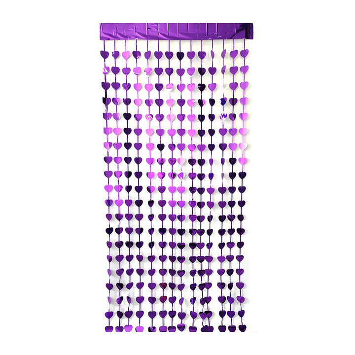 Heart Fringe Purple