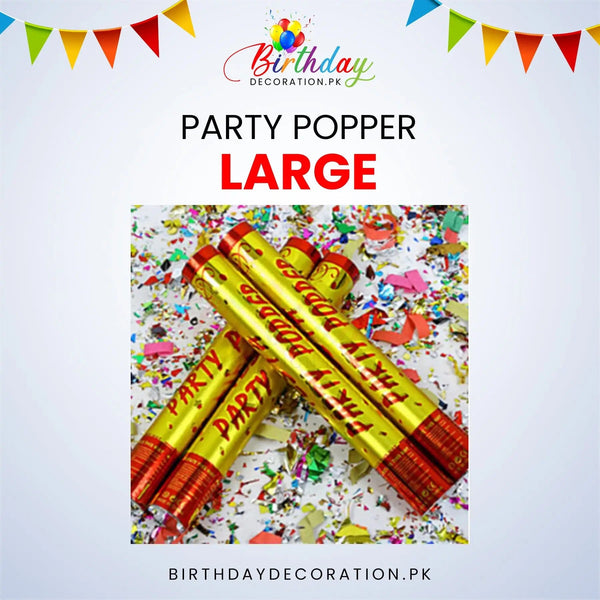 Pack of 2 Large Party Popper My Store