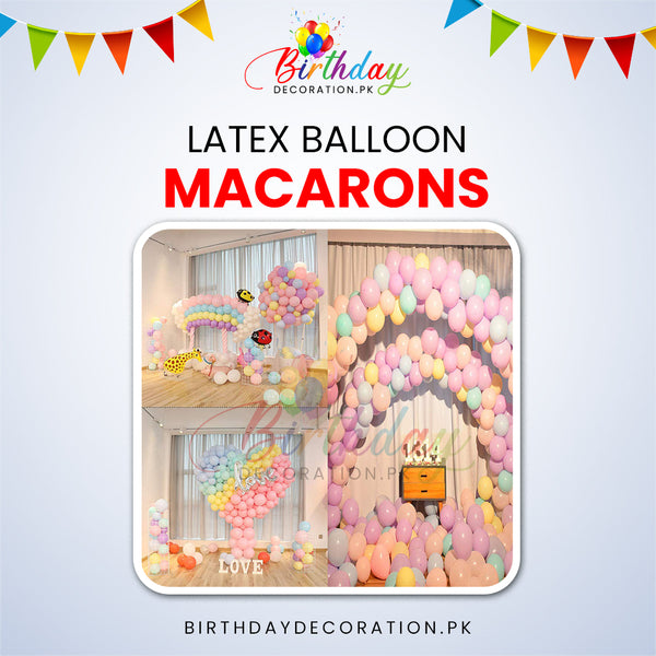 Macaron Latex Balloons