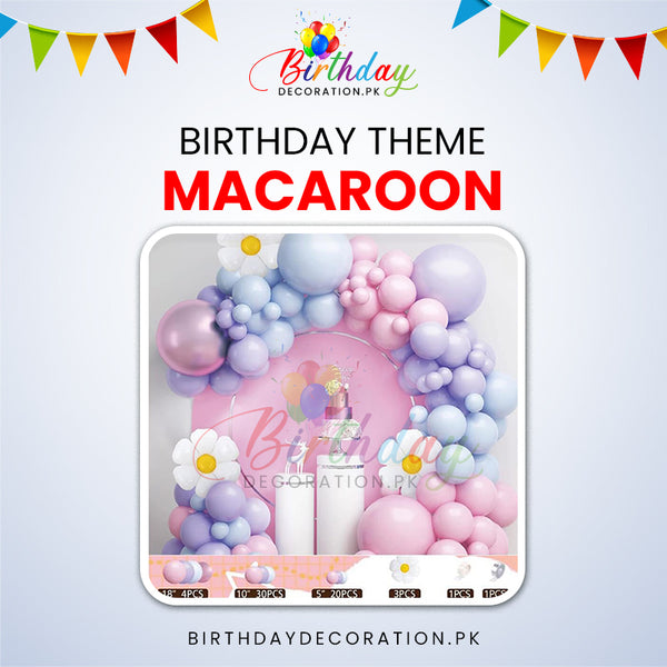 Macaroon Balloon Arch Decoration Kit