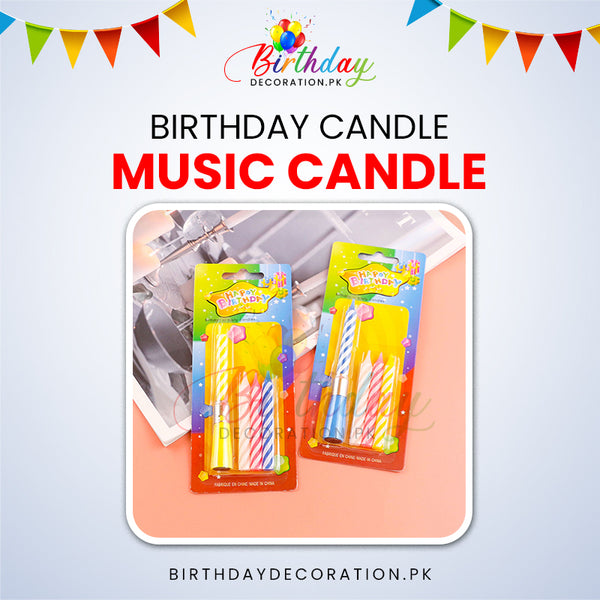 Creative Happy Birthday Musical Candle