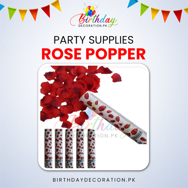 Rose Confetti Party Popper