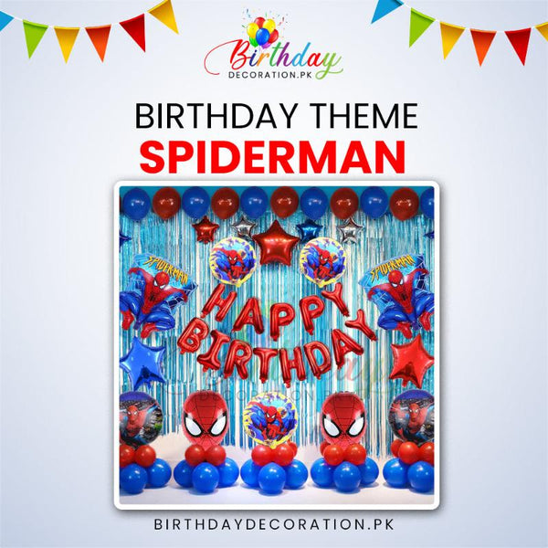 Spider man Birthday Theme Decoration | Spiderman birthday Decoration