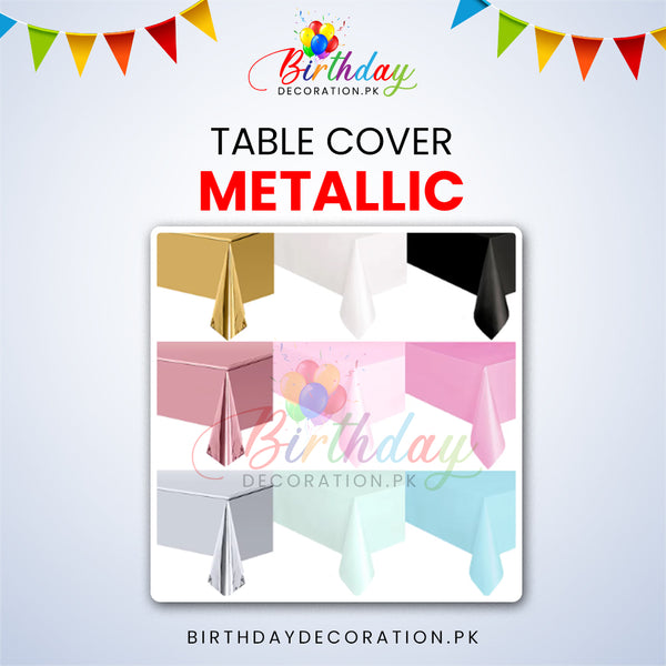 Flash Effect Party Supplies Tablecloth Polychromatic Plastic Foil Table Cover Disposable Tablecloth Waterproof Oil-proof