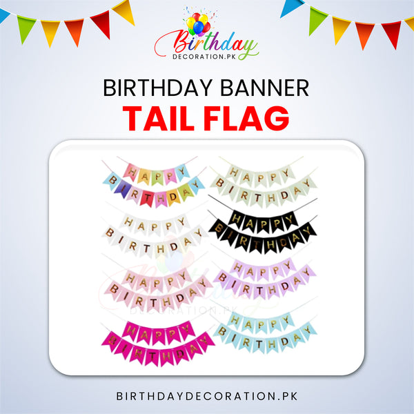 Happy Birthday Card Bunting Banner birthdaydecoration.pk