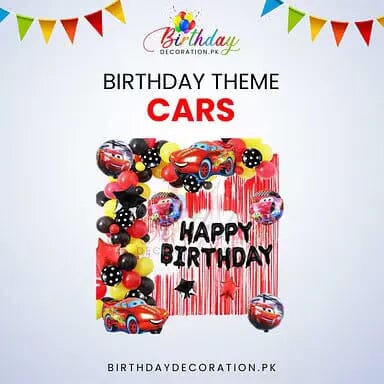 Car Theme Birthday Decoration birthdaydecoration.pk