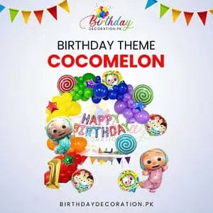 Cocomelon Birthday Theme Decoration For Boy/Girl birthdaydecoration.pk