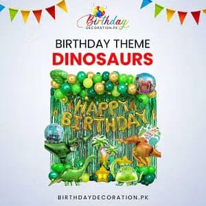 Dinosaur Birthday Theme Decoration birthdaydecoration.pk