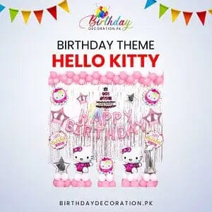 Hello Kitty Birthday Theme Decoration My Store