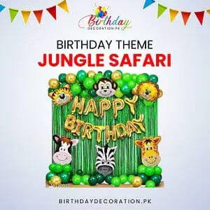 Jungle Theme Birthday Decoration My Store